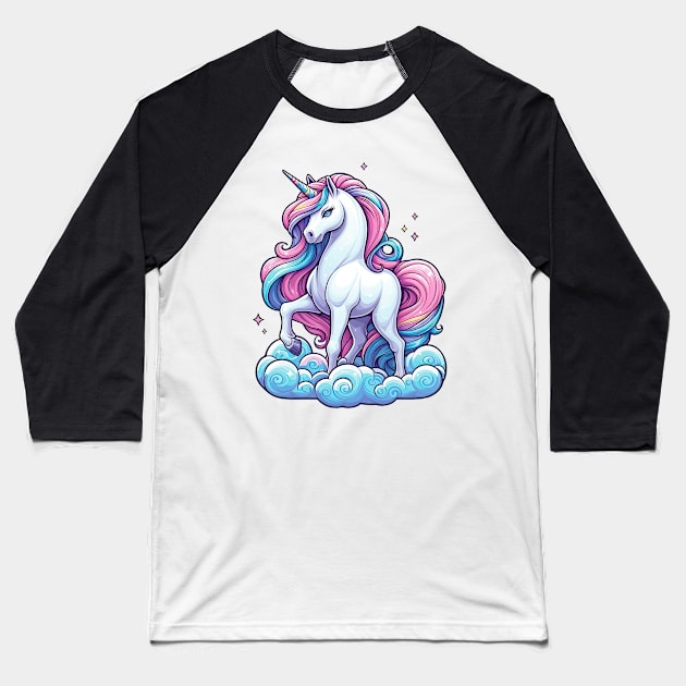 Unicorn S02 D11 Baseball T-Shirt by Houerd